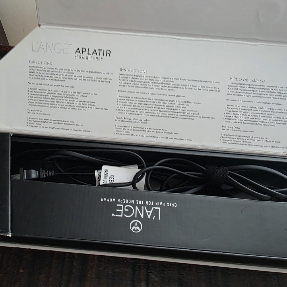 Lange Aplatir Black Hair Straightener